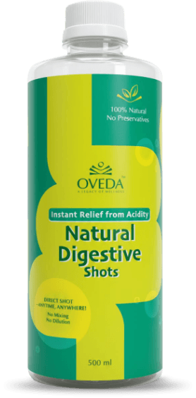 Oveda Natural Digestive Shots Bottle